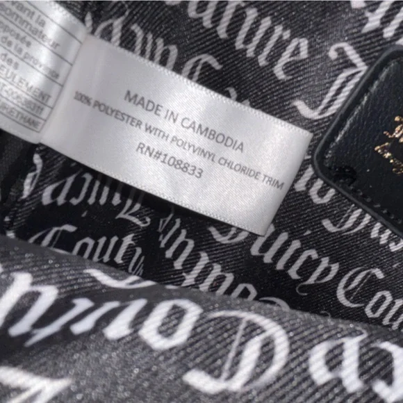 Juicy Couture Black Backpack with Gold Zipper - Picture 9 of 9